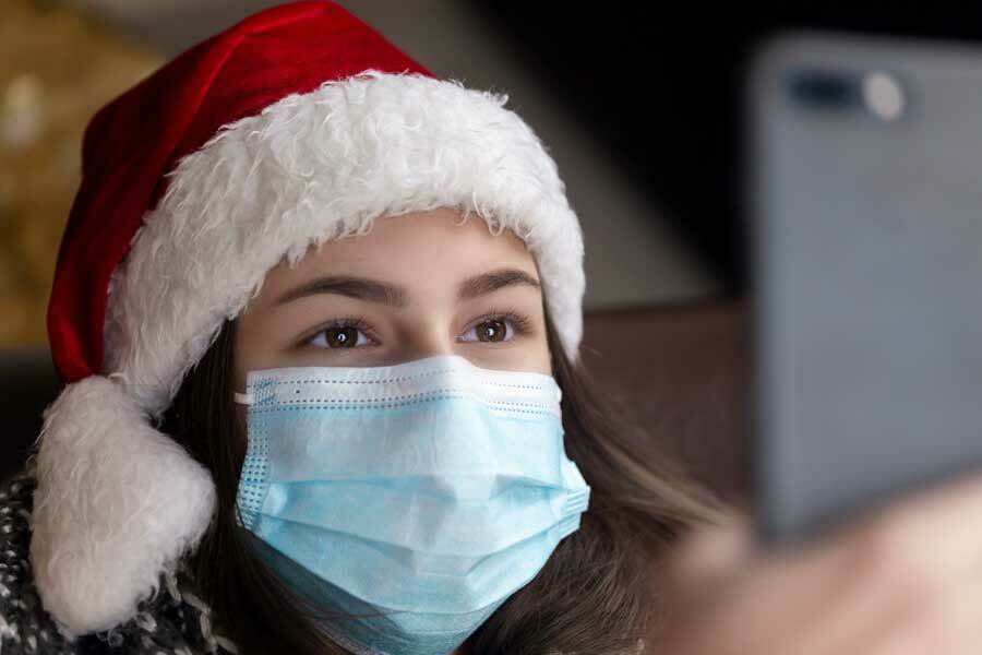 Bedruckte Masken: das ideale Weihnachtsgeschenk